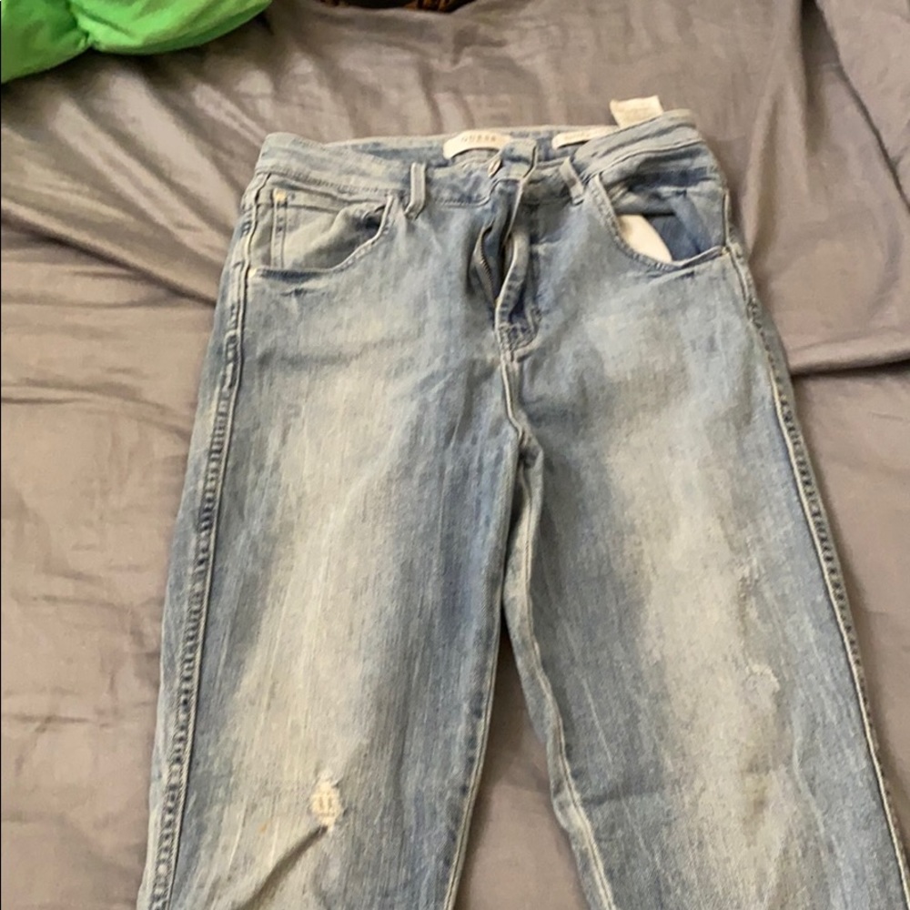 high waisted jeans